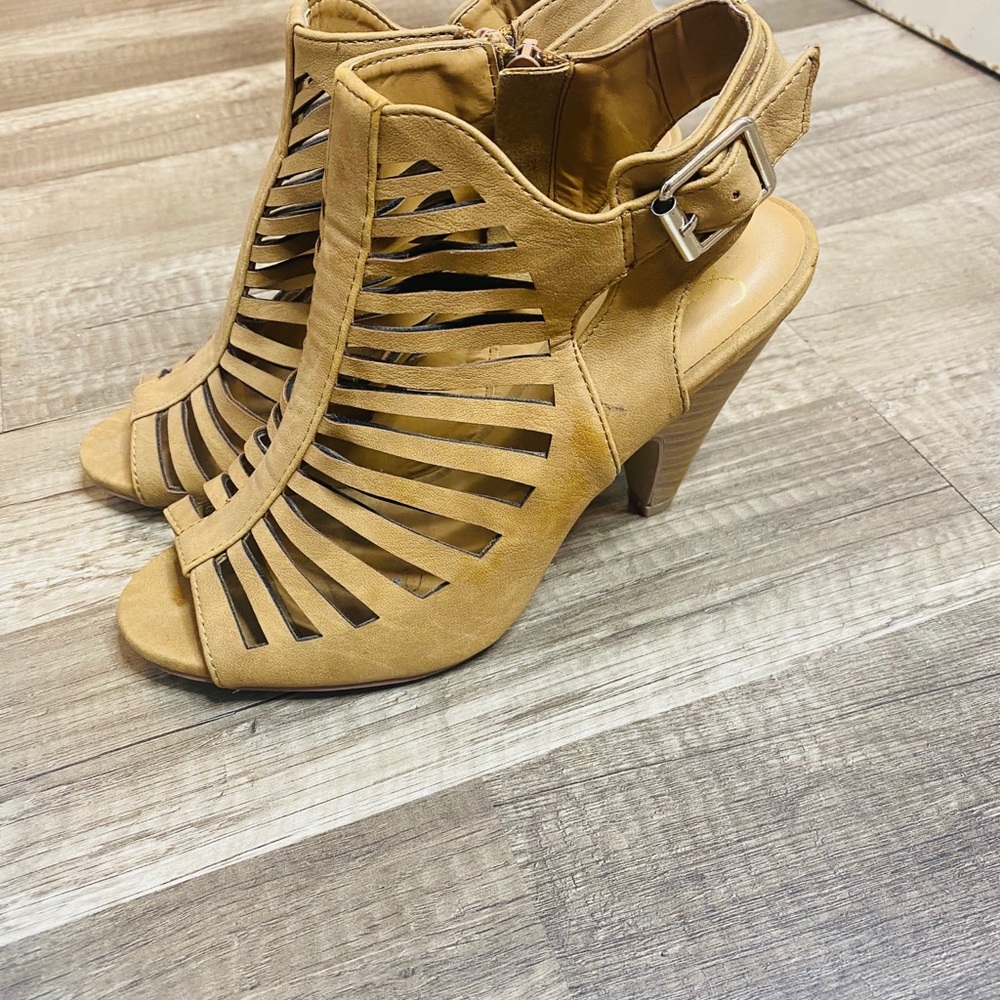 Size 6 Open Toe Heel Bootie